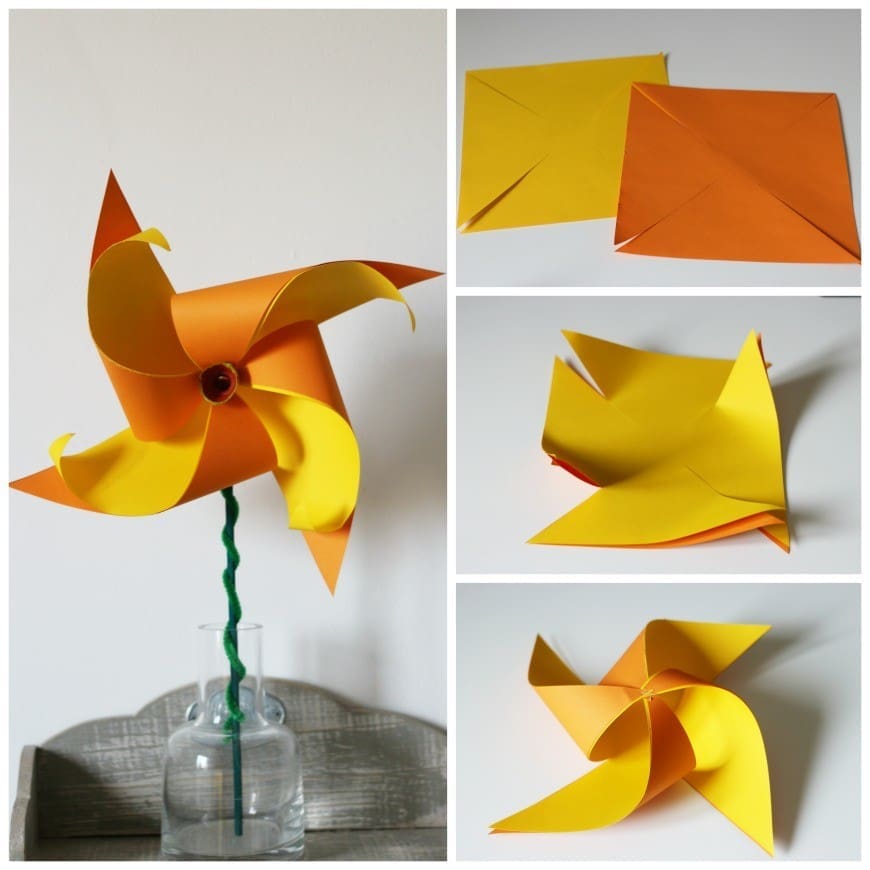 These daffodil pinwheel flowers are simple to make and look so beautiful. Celebrate spring with this fab DIY flower craft