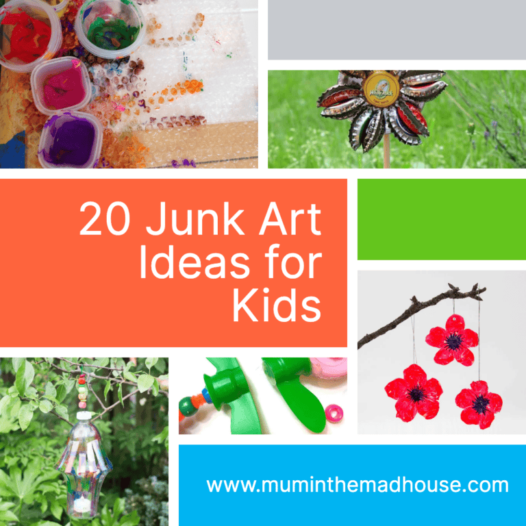 Recycled Art Projects - Fabulously Frugal Junk to Art | Mum In The Madhouse