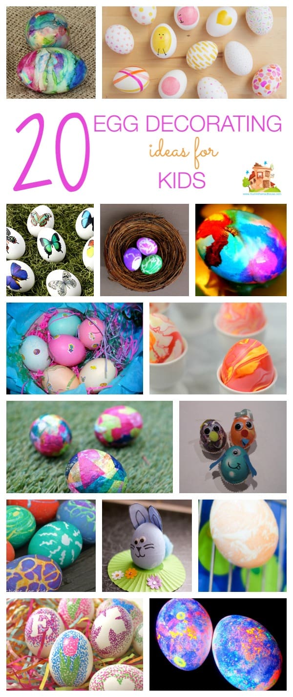 Over 20 Fun Easter Egg Decorating Ideas for Kids: Creative Crafts and