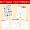 Roadtrip Free Printables