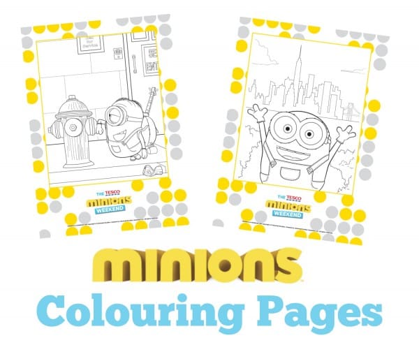 Free Minions Colouring Book Printable & Minion Craft Roundup | Mum In