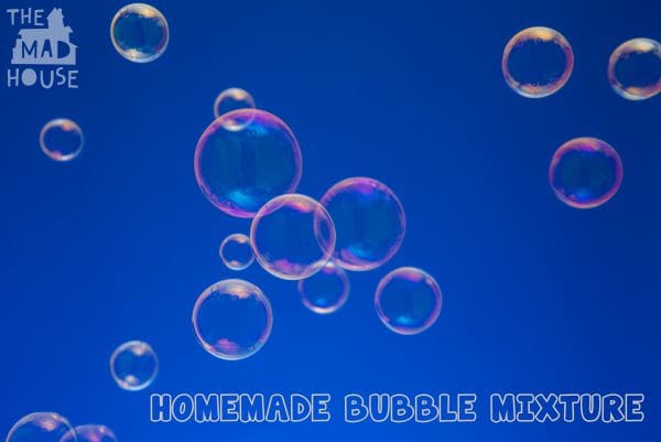 homemade bubble mixture