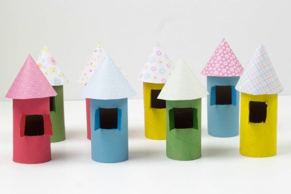 cardboard tube houses