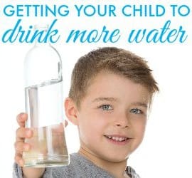 getting your child to drink more water