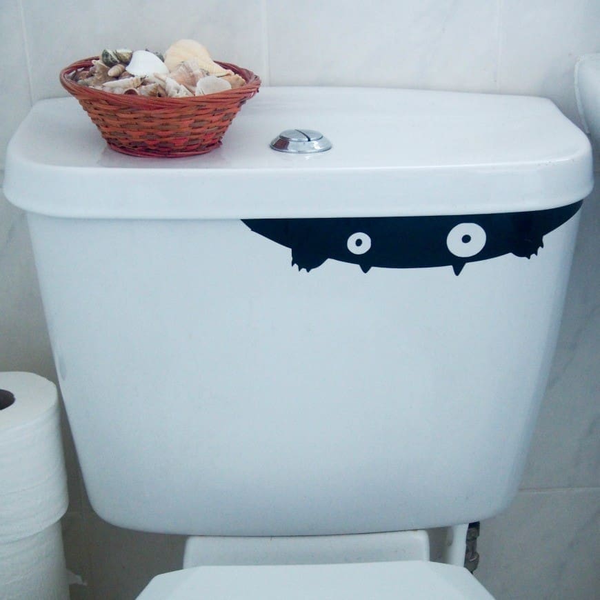 Toilet Monster Decal Have a Halloween at home that is fun for all with our spooky yet simple Halloween activities and crafts to do with the kids this half term. 