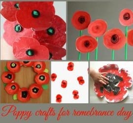 11 poppy crafts for remembrance day
