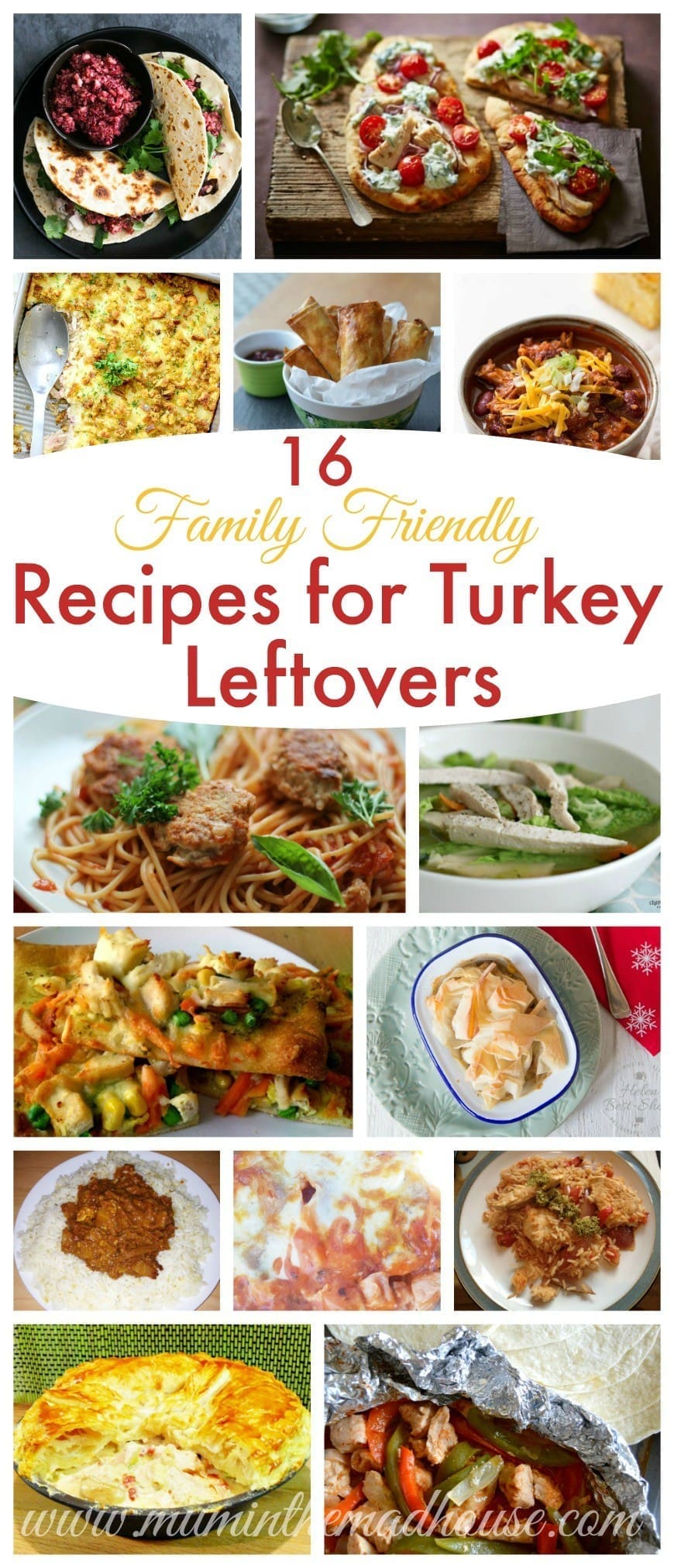 16 Leftover turkey recipes that the whole family will love. 16 Family friendly leftover turkey recipes. Make sure you make the most of your turkey leftovers with these recipes the whole family will adore 