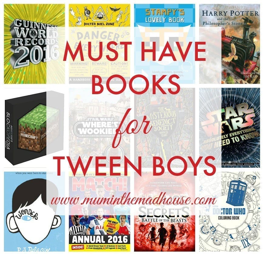 Must have books for Tween Boys