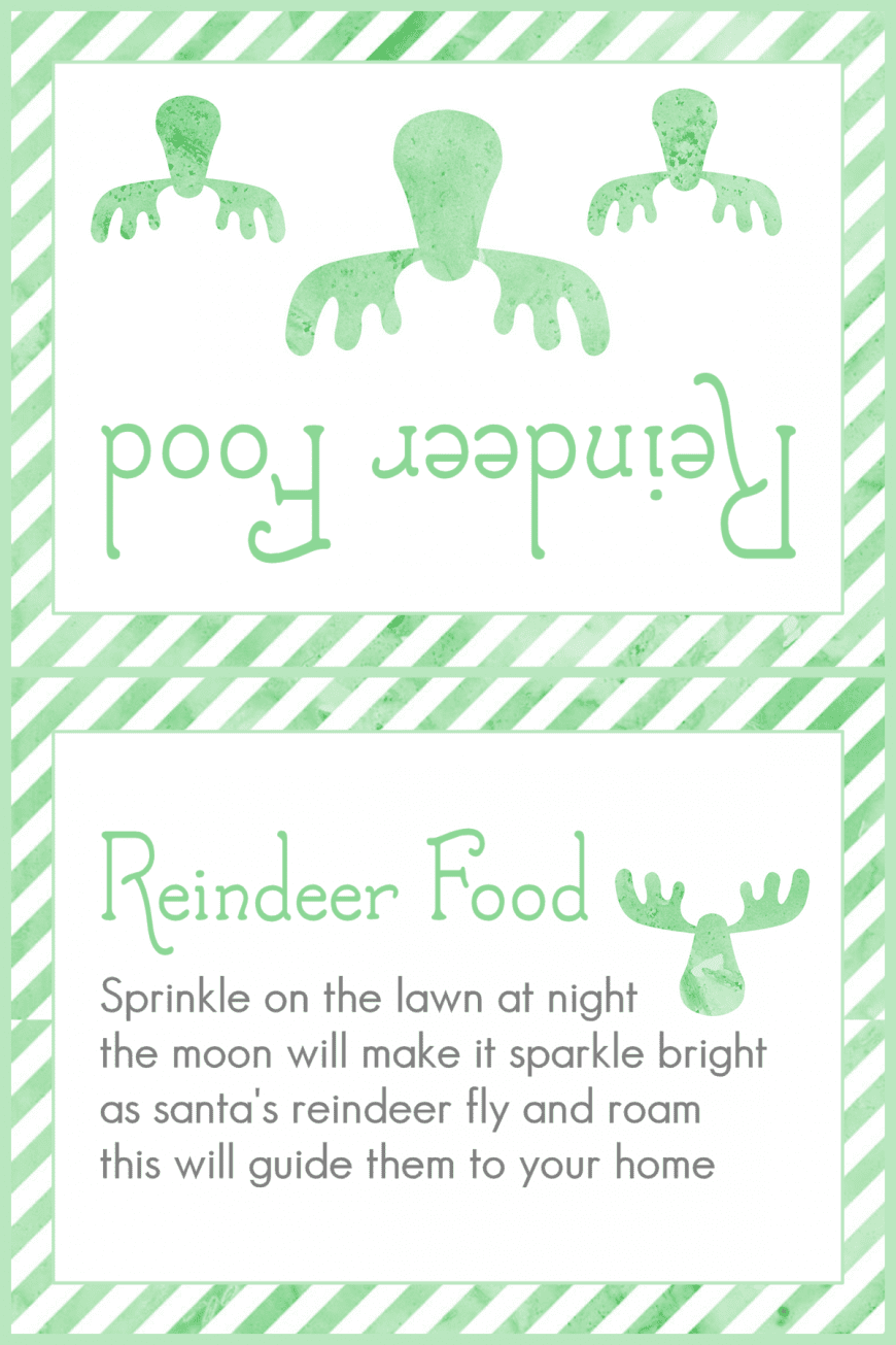 Magic Reindeer Food 2015 - Green Stripes