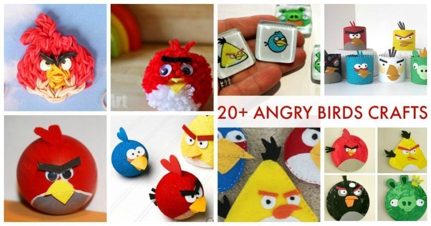 Over 20 Angry Birds Crafts and Activities for Kids facebook