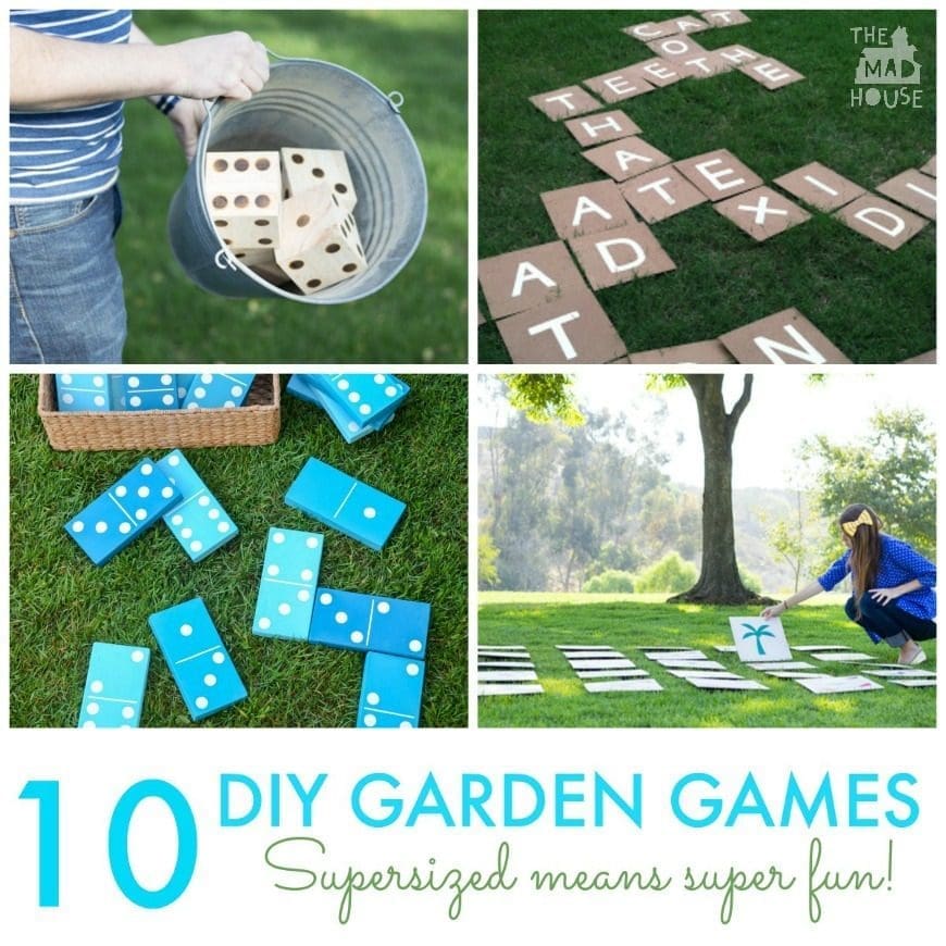 10 Giant DIY Garden Games