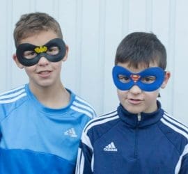 DIY Superhero Masks - Crafting with Tweens