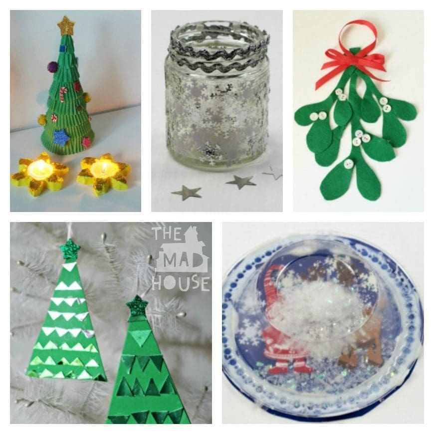Easy Chirstmas Decorations to make at home or school