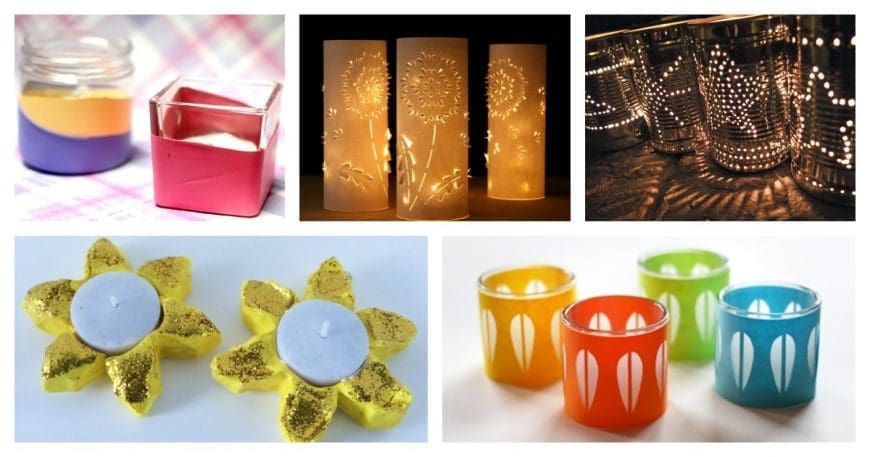 20 Delightful DIY Candle Holders and Luminaries