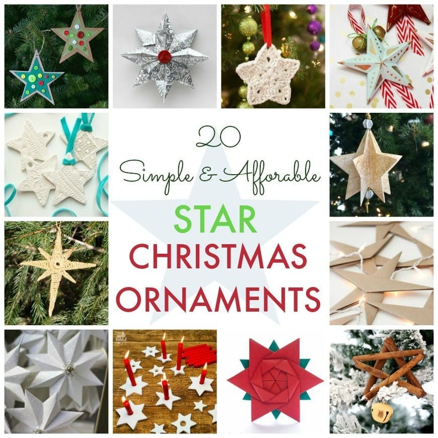 25 Simple & Affordable Star Christmas Ornaments