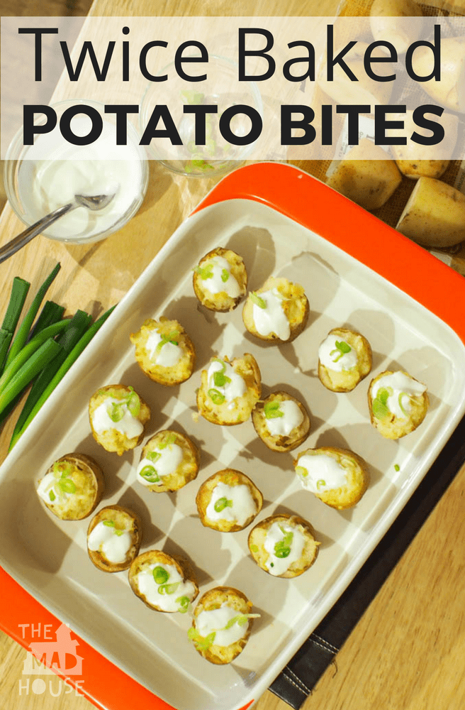 Twice Baked Potato Bites - Cooking with Kids