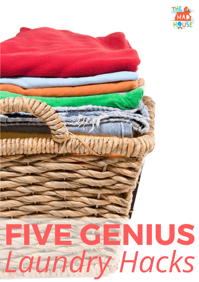 5 Genius laundry hacks that you will wish you had known sooner. Make laundry simpler with these fab tips and tricks from Mum in the Mad House