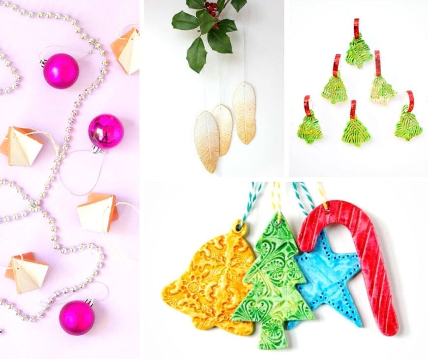Festive and Beautiful Christmas Clay Crafts. Be inspired with this superb selection of festive clay ornaments and decorations. Perfect for DIY clay, salt dough, polymer or air drying clay.
