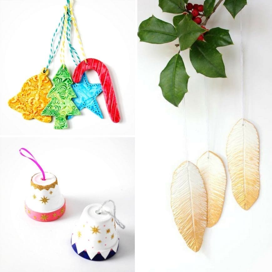 Festive and Beautiful Christmas Clay Crafts. Be inspired with this superb selection of festive clay ornaments and decorations. Perfect for DIY clay, salt dough, polymer or air drying clay.