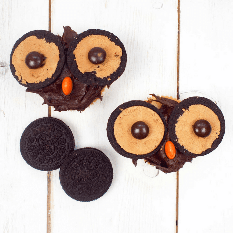 Oreo Owl Cupcakes - Cooking with kids