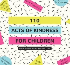 110 Acts of Kindness for Children