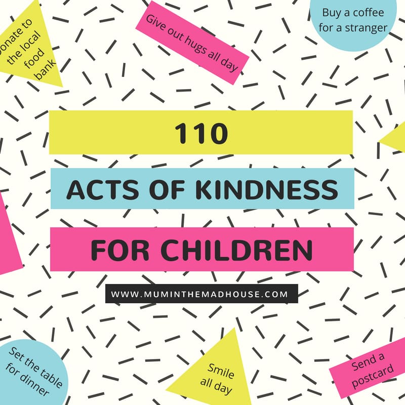 110 Acts of Kindness for Children
