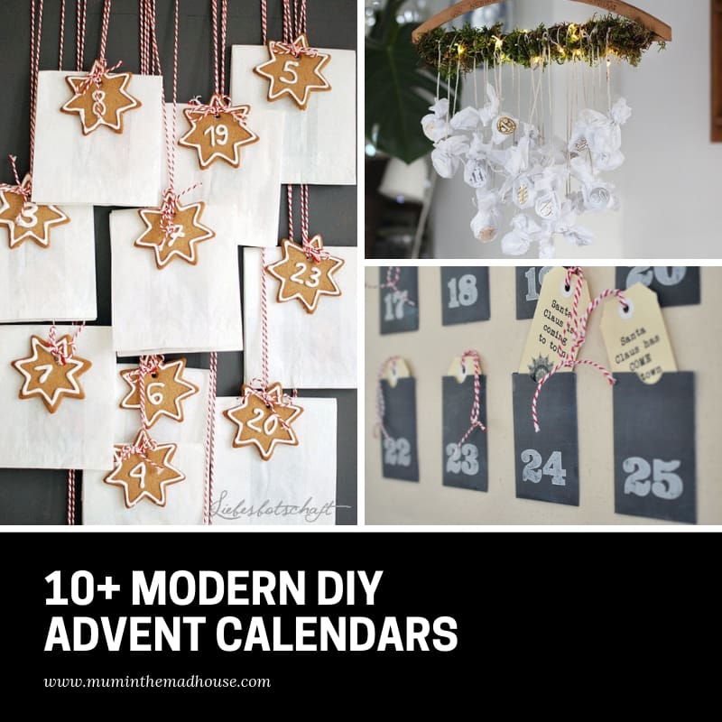 These Scandi Style DIY Advent Calendars are the perfect DIY project this autumn. Below is our favourite Advent Calendars, Scandinavian style of course
