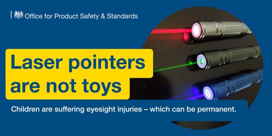 How Parents can protect their Children from Laser Pointers - Lasers are not Toys. Tips for keeping your kids safe from lasers. 