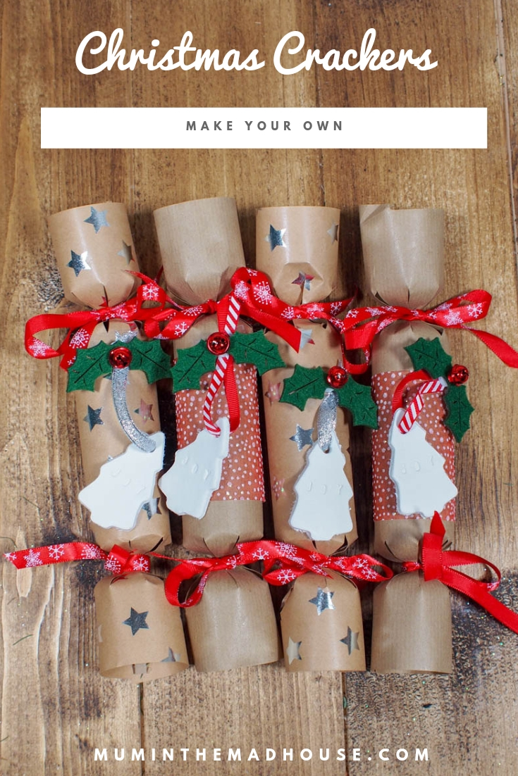 Make your Own Christmas Crackers - Make Christmas Day go with a bang by making your own Homemade Christmas crackers and adding some wow factor to Christmas dinner and personalising them.