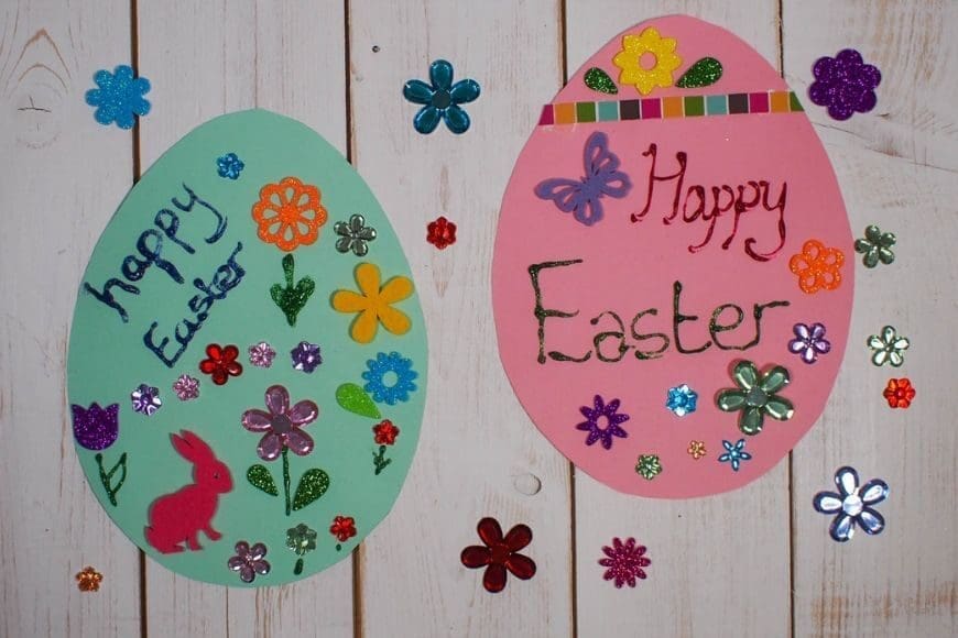 Invitation to Create and Decorate Paper Easter Eggs