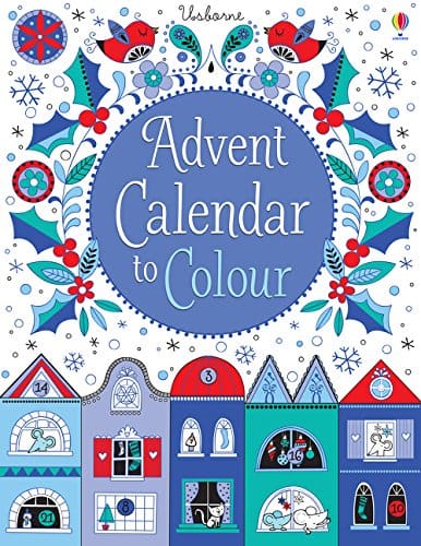 Paper Advent Calendar to Colour
