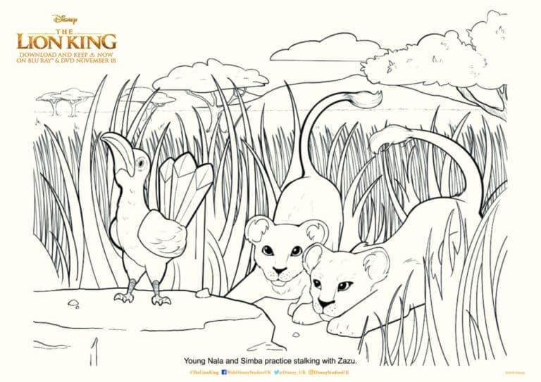 Free Lion King Activity Sheets – Fun Printable Games and Puzzles