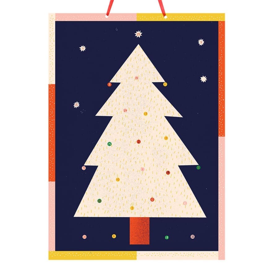 Christmas Tree Paper Advent Calendar