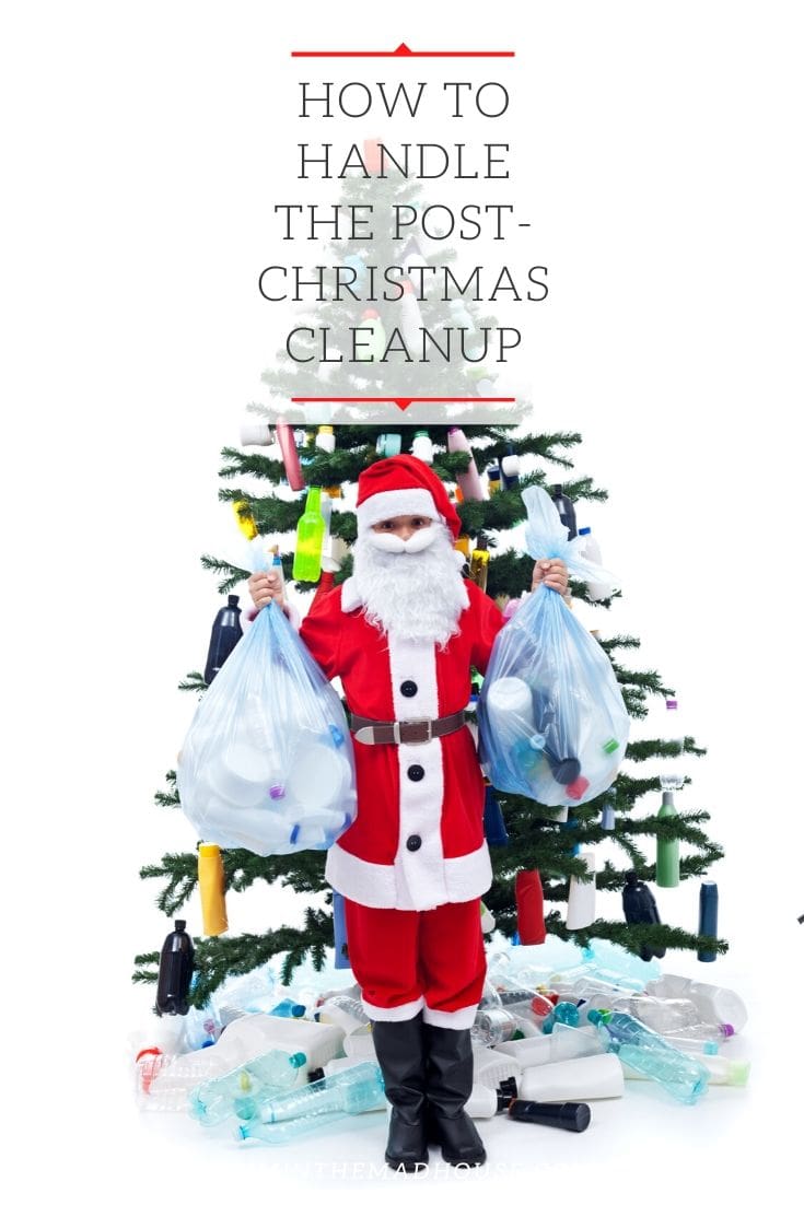 Tips for helping you deal with the post Christmas cleanup in the most sustainable way positible.  We help you do your bit for the environment whilst doing your post-Christmas clean up