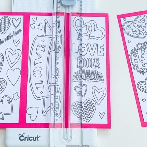 Valentine Printable Colouring Page Bookmarks – Free and Fun for Kids