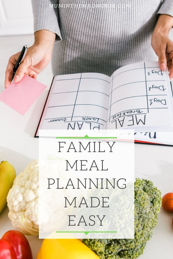 Family meal planning made simple. How to save time, money and food waste. 