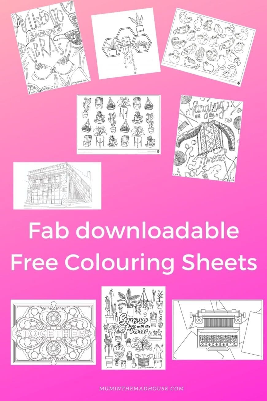 Have some colouring fun with these free fab adult and teen colouring pages 