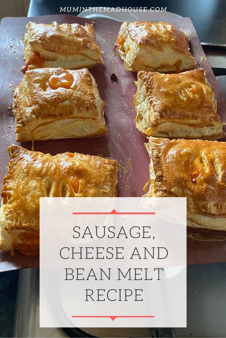 This Sausage, Cheese and Bean Melt Recipe is perfect for anyone that loves Greggs and is simple to make and perfect for cooking at home. 