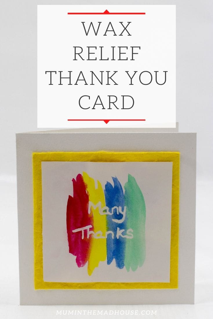 Wax Relief Thank You Card