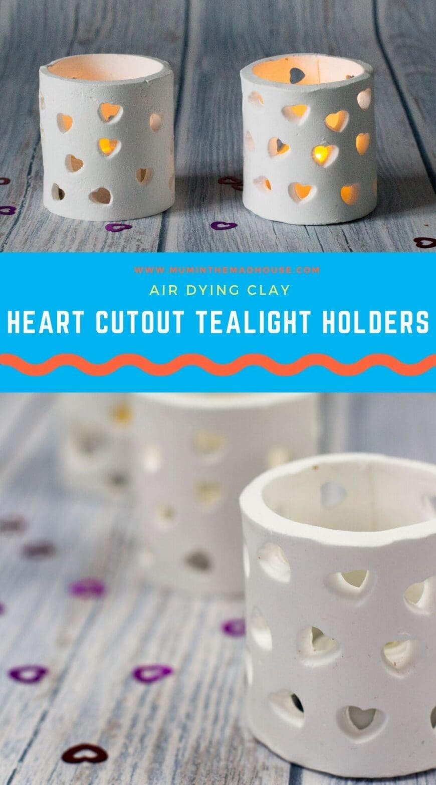 How to make clay tealight holders