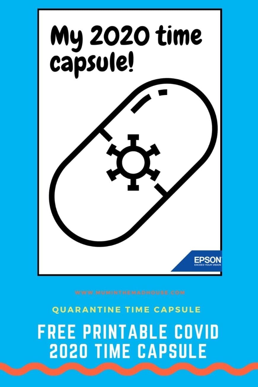 We are living at a very unique time in history and this Lockdown 2020 Time Capsule Printable is a great way to record it with your kids.