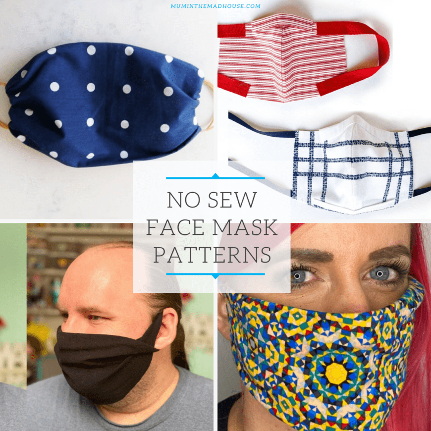 DIY No-Sew Face Mask Patterns | Mum In The Madhouse diy-no-sew-face-mask-patterns-mum-in-the-madhouse