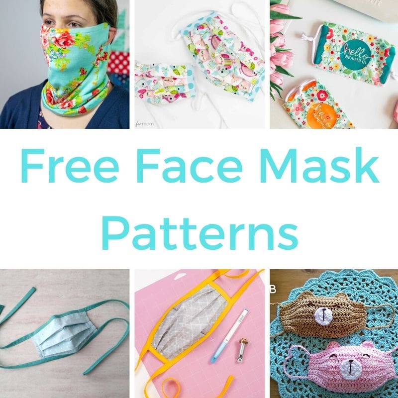 With face masks becoming compulsory in more and more places I wanted to produce a round-up of face mask patterns.