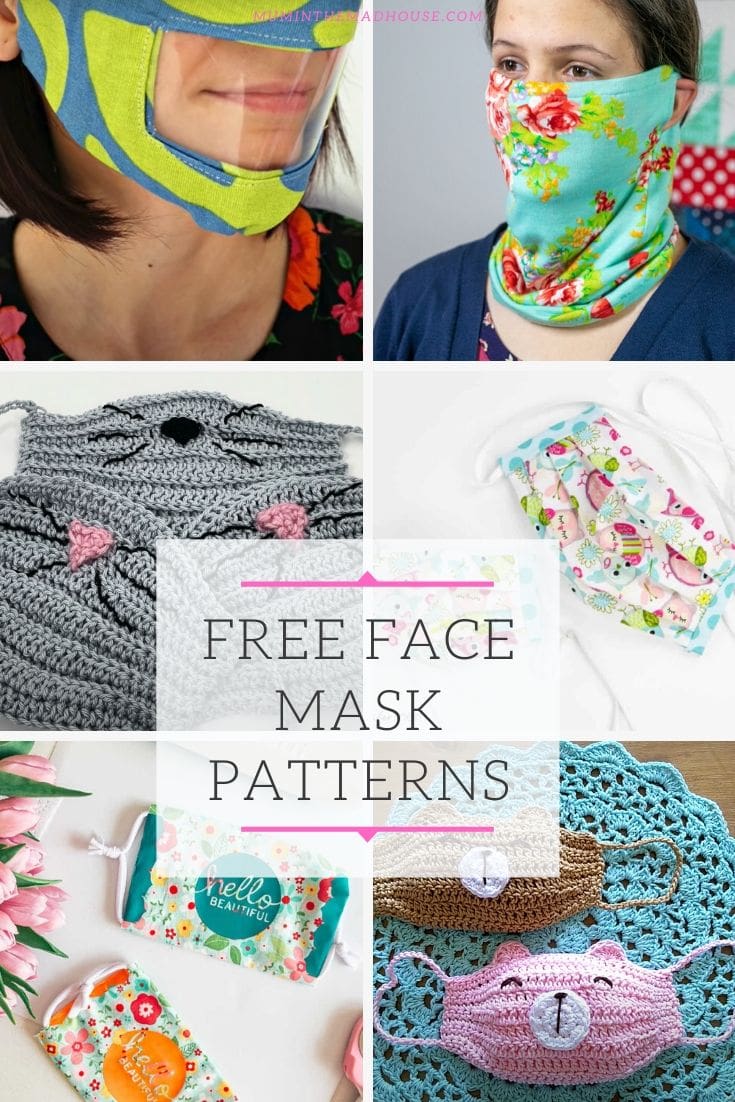 Face Mask Patterns - Free Printables Roundup | Mum In The Madhouse face-mask-patterns-free-printables-roundup-mum-in-the-madhouse