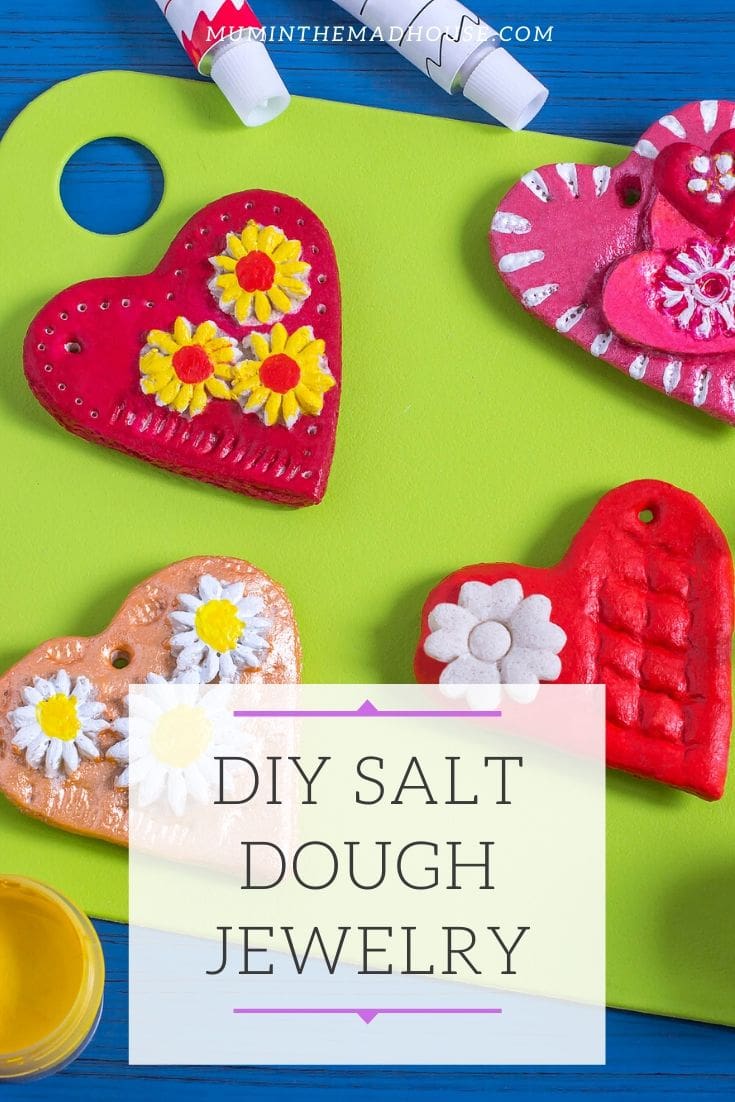 This is the easiest salt dough recipe you'll make. You only need three ingredients plus paint to make these fabulous DIY Salt Dough Jewelry