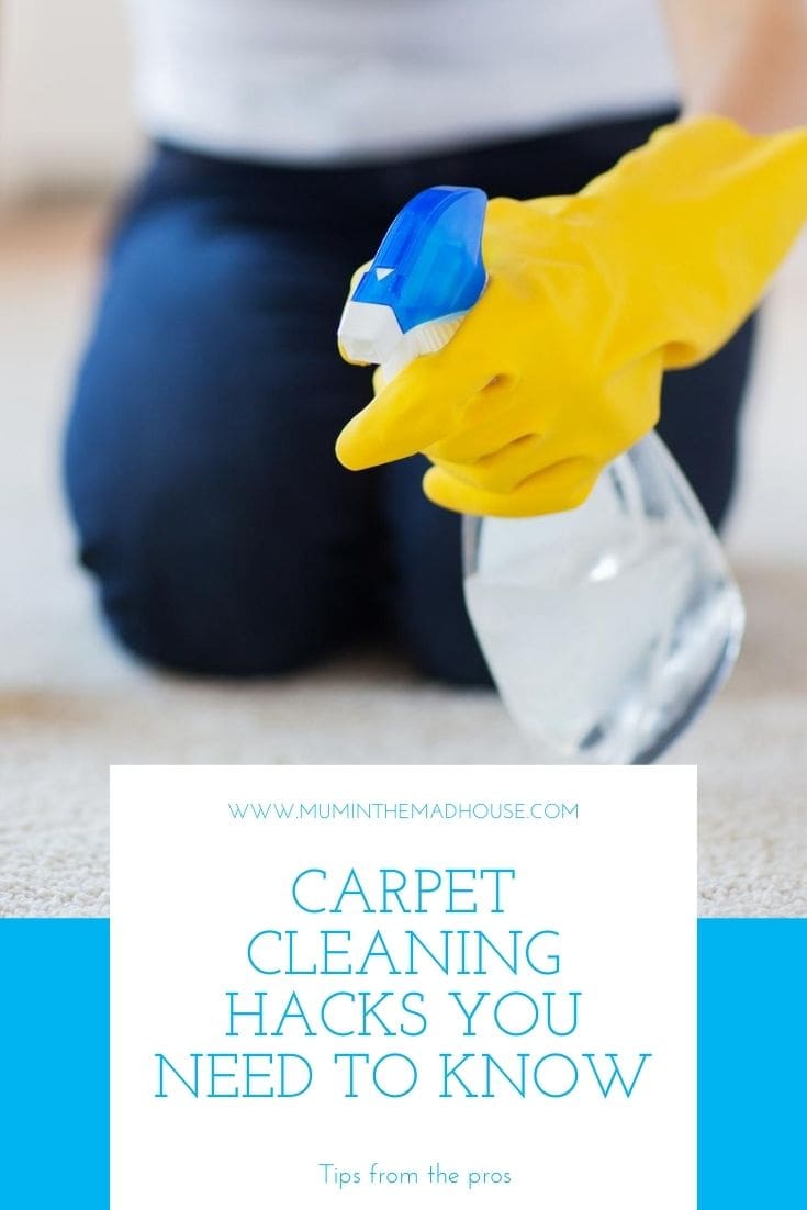 How to clean carpets & rugs like a pro! Learn the right way to vacuum, deep clean, stain removal tips, and more! #cleaning #cleaningtips #cleaningtricks #carpetcleaning