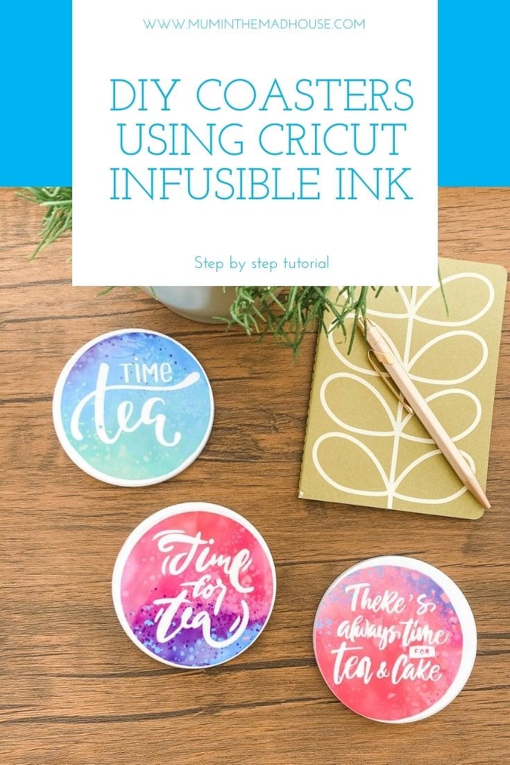 DIY Coasters Using Cricut Infusible Ink