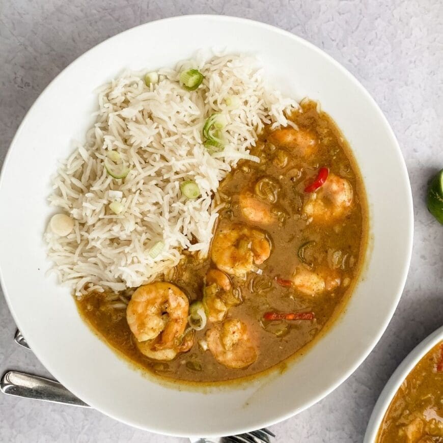 This King Prawn and Spicy Maple Curry is simple to make, tastes as good as it look and has a delicious depth of flavour. 