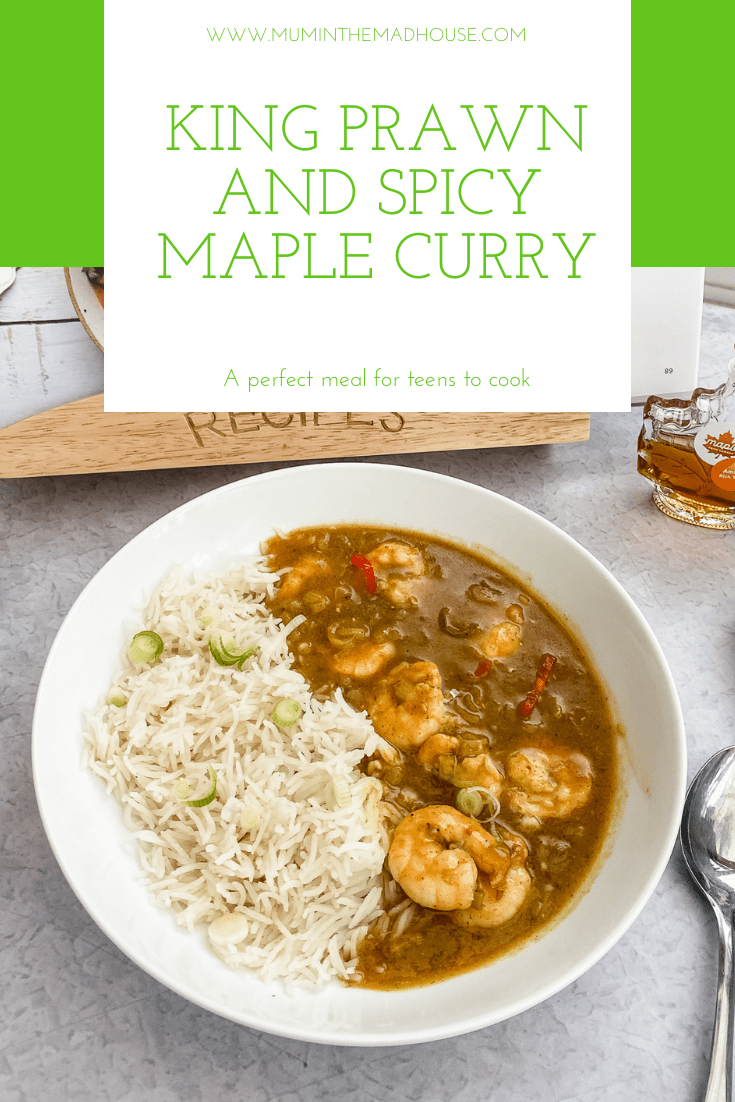 This King Prawn and Spicy Maple Curry is simple to make, tastes as good as it look and has a delicious depth of flavour. 