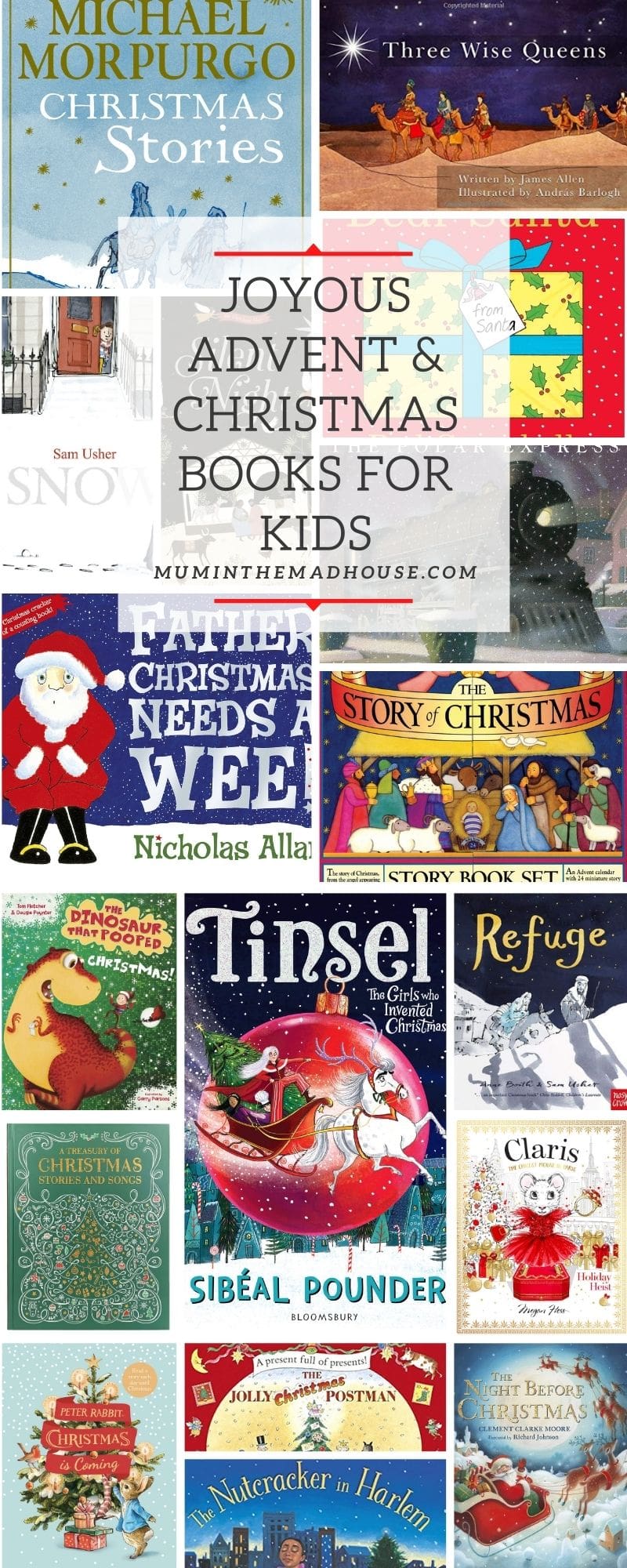 Joyous Advent and Christmas Books for Children.  Celebrate with these delightful festive books for all the family.